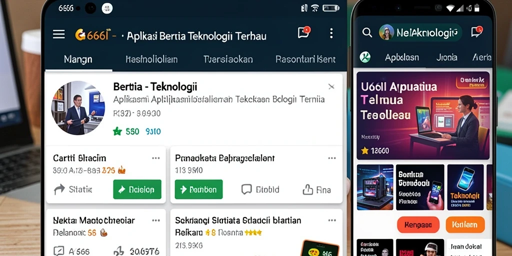 Tampilan antarmuka aplikasi 666I yang modern dan intuitif.