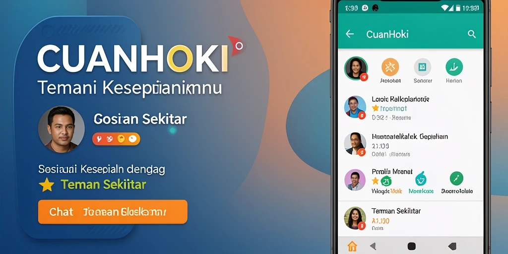Antarmuka pengguna CUANHOKI yang ramah dan menarik.