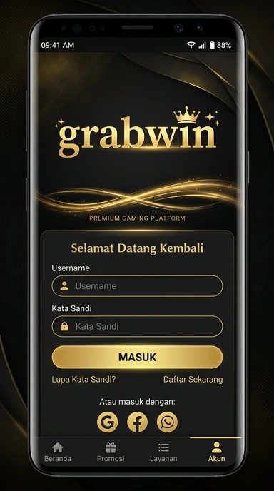 Panduan Login Akun Grabwin untuk Pengguna Android